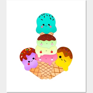 Ice cream ice cream ice CREAM Posters and Art